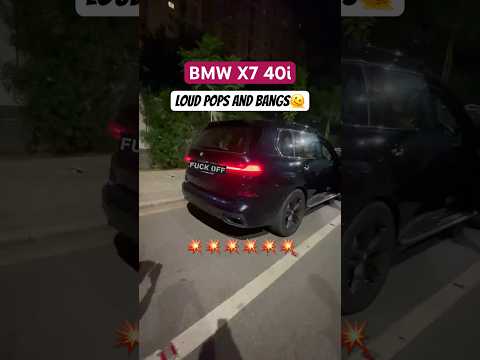Thumbnail for Loud Crackles BMW X7 40i | Just Loved it | #crazy #bmw #loudexhaust #supercars #sound by BMW X7