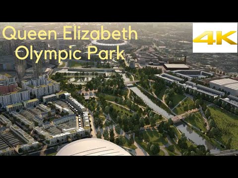 QUEEN ELIZABETH OLYMPIC PARK CINEMATIC DRONE FOOTAGE 4K! - LONDON PART 4