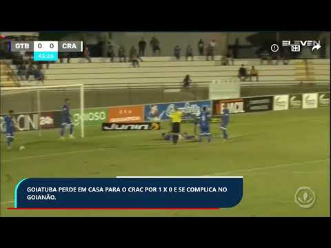 GOIATUBA PERDE EM CASA PARA O CRAC POR 1 X 0 E SE COMPLICA NO GOIANÃO.
