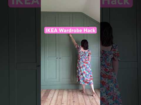 IKEA PAX Wardrobe Hack #DIYShorts #IKEAHack