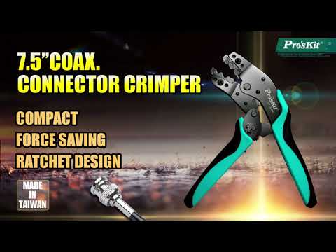Кримпер Pro'sKit CP-751PA для коаксіального кабелю Прев'ю 1