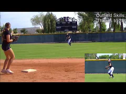 Ronni Sample Softball Skills Video    2018 Outfield 3B