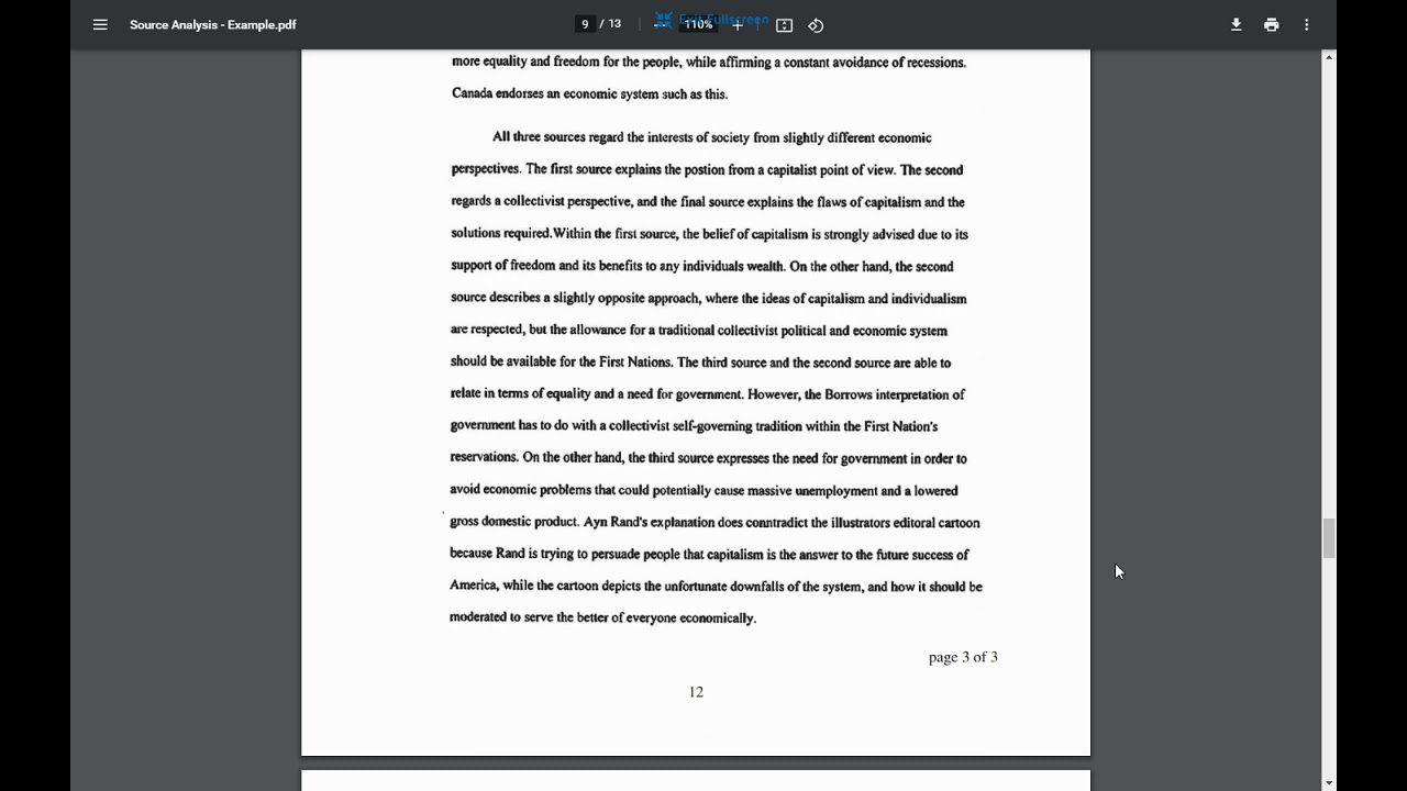 Tips for the Source Analysis