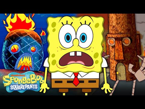 房子是有生命的！？海綿寶寶 (The Houses are ALIVE!! ?| SpongeBob)
