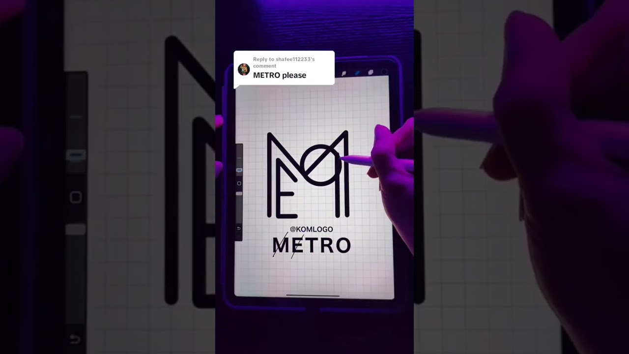 We make your logo, for Personal /Business Brand. #metro #logo #logodesign #growonyoutube #shorts