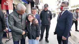 Vali Makas, Esnafları Gezdi Vatandaşlar Sohbet Etti