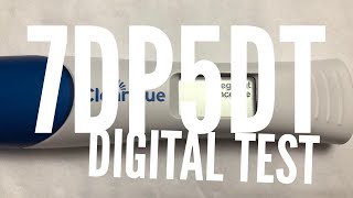IVF/PGD - VLOG #47 - Live Clearblue Digital IVF Pregnancy Test - 7dp5dt