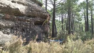 Video thumbnail de Sadhu Solitario, 6b+. Albarracín