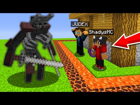 Mutant Wither Skeleton vs SIKRESTE HUS I Minecraft!