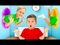 Chris Jumping Through The Wall Funny Kids Stories