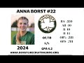Anna Borst 2024 OF| 2022 Fall Travel Season Highlights|