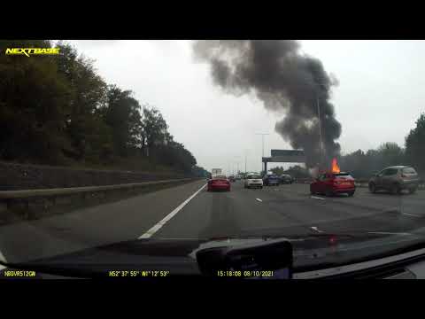 M1 Lorry fire