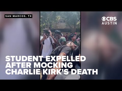 Texas State University expels student after video appearing to mock Charlie Kirk's death