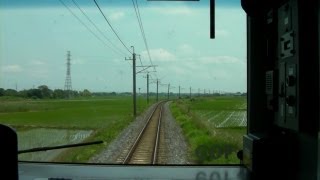 preview picture of video 'JR成田線(我孫子支線)前面展望 木下駅から小林駅 Train front view (rural area)'