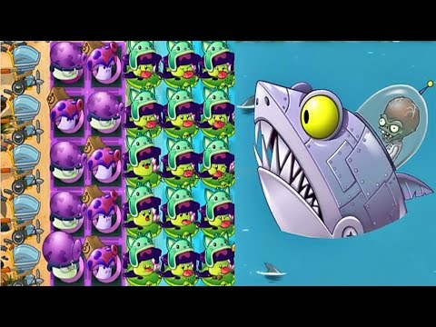 Plants vs Zombies 2 MOD: Teams Shroom Pvz2 Vs All Freakin' Zomboss: Gameplay 2017