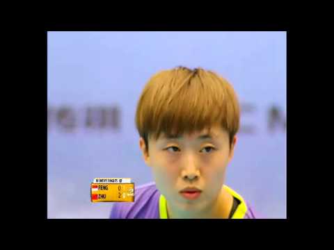 【Kuwait Open 2015】Women's Singles Quarter Final Feng Tianwei VS Zhu Yuling