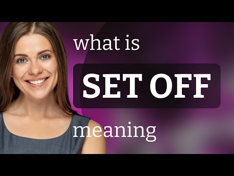 Set off | what is SET OFF definition