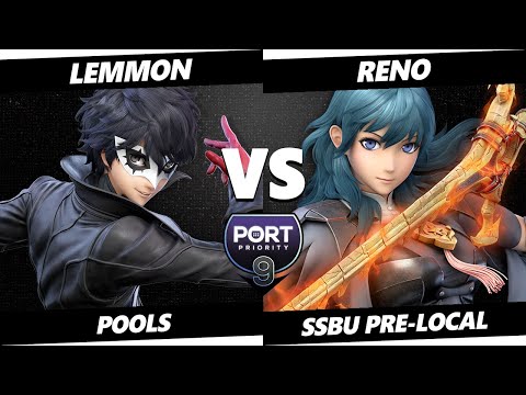 Port 9 Pre-Local - Lemmon (Joker) Vs. Reno (Byleth) Smash Ultimate - SSBU