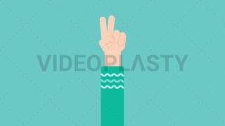Peace Sign Animation [MOV & GIF]