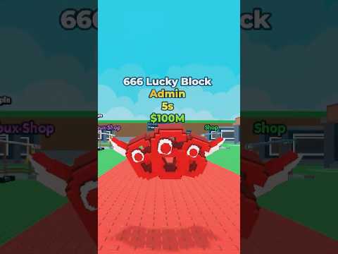 GIANT Headless Horseman from 666 Lucky Block 😱🔥#roblox #usa #brainrot #stealabrainrot