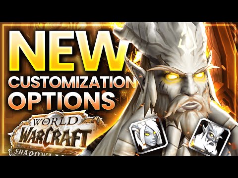 NEW Lightforged Draenei Customization Options | WoW Shadowlands Patch 9.1.5