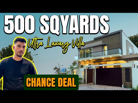 Precinct 4 500 Sqyards Ultra Luxury Villa Chance Deal