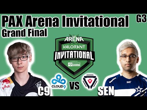 Cloud 9 vs Sentinels Game 3 - Finals | PAX Arena Valorant Invitational | Valorant Ignition Series