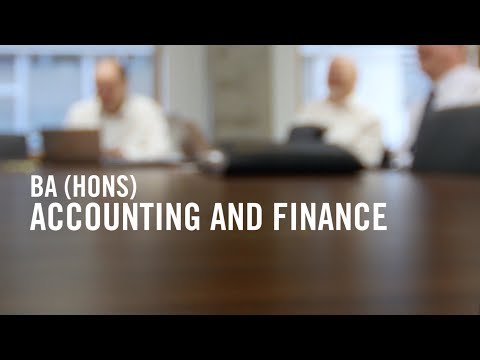 BA (Hons) Accounting and Finance - University of Sunderland
