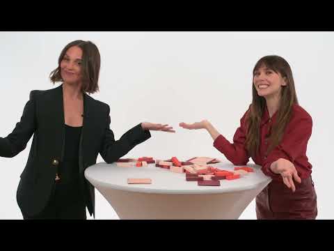 Thumbnail of the video: Elizabeth Olsen and Alicia Vikander Play Tumbling Towers