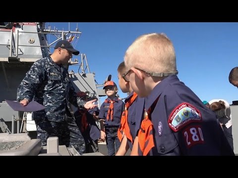USS Donald Cook Rota Cub Scout Tour