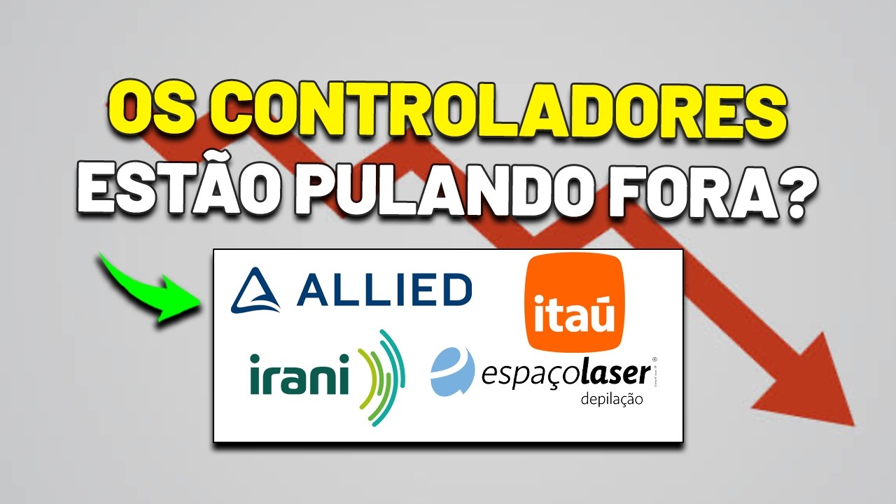 🚨CONTROLADOR VENDENDO PESADO? MOVIMENTAÇÕES de INSIDERS e RECOMPRAS DE AÇÕES