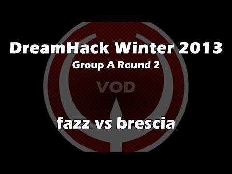 fazz vs brescia (le+larslarslars) - DreamHack Winter 2013 Group A Round 2 (Quake Live VOD)
