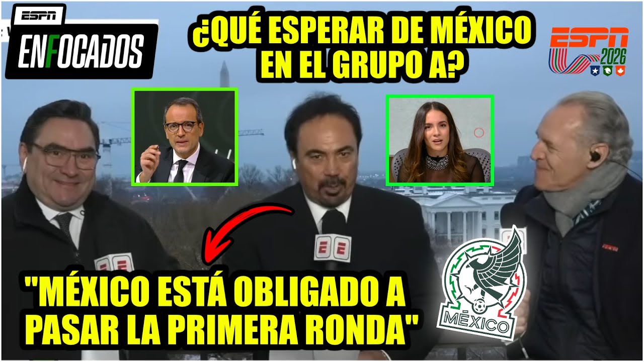 A MÉXICO LE SONRIÓ LA SUERTE con su GRUPO. Confiado de que pase a la primera ronda, Hugo | Enfocados