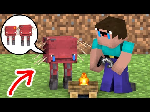 Good Noob and Baby Strider - Minecraft Animation