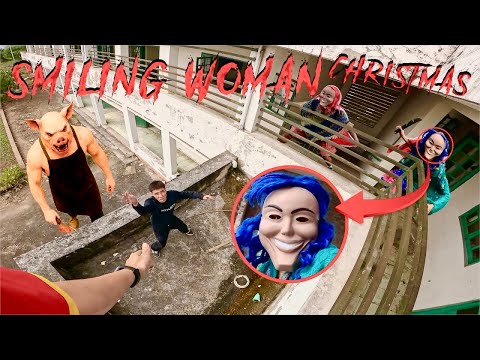 SMILING WOMAN REAL LIFE ESCAPE 57.0 | Horror Parkour Pov Short | Bubbles 3Run