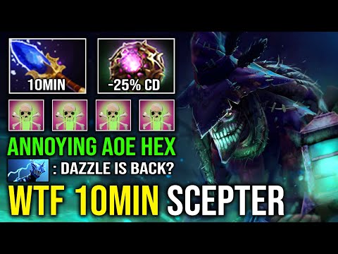 FORGOTTEN MID HERO 10Min Scepter Annoying 3 Sec CD Skill Spam Dazzle Hard Carry Dota 2