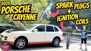 How to: Spark Plugs + Ignition Coils Replace 2005 Porsche Cayenne (955 3.2L V6 Engine)