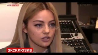 Катя Кищук дает интервью