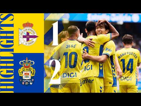 Real Club Deportivo de La Coruña 1-2 UD Unión Deportiva Las Palmas de Gran Canaria