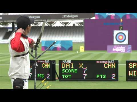 Dai Xiaoxiang v Takaharu Furukawa – recurve men’s 2nd round | London 2012 Olympic Test Event