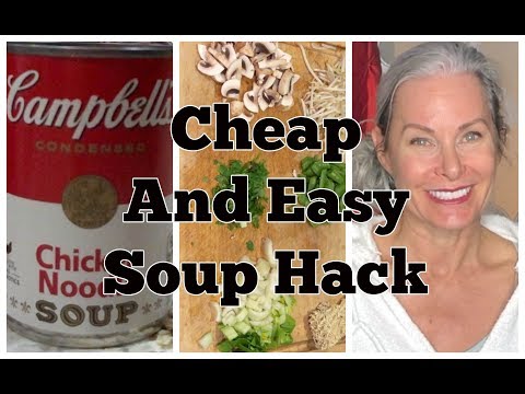Cheap And Easy Soup Hack