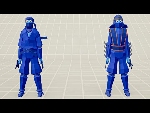 NINJA & SENSEI vs EVERY UNIT - Totally Accurate Battle Simulator TABS