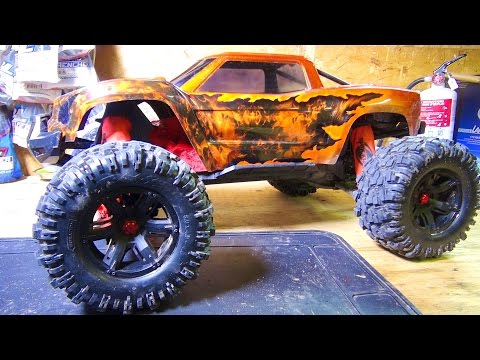 FLAME RAiSER - 8S Lipo Traxxas XMAXX / DUSTY MOTORS Protection Cover | RC ADVENTURES