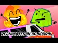 BFDI Firey And Gelatin Steal A Van Reanimated In 80 Hours