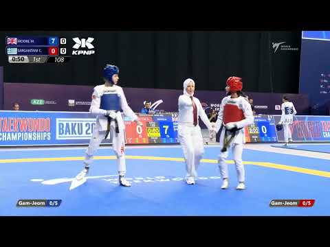 108 R64 Women  49kg GBR MOORE M  GRE SARGANTANI C