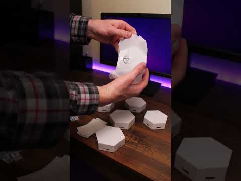 Unboxing LED Hexagon Lights from Amazon!