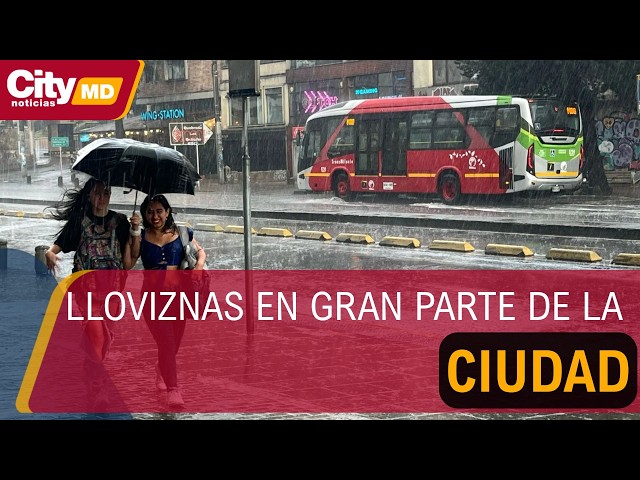 Lluvias y bajas temperaturas marcaron la mañana en Bogotá