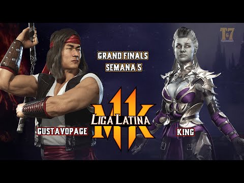 GRAND FINALS - GustavoPage vs King -  MK11 Liga Latina Brasil Semana 5
