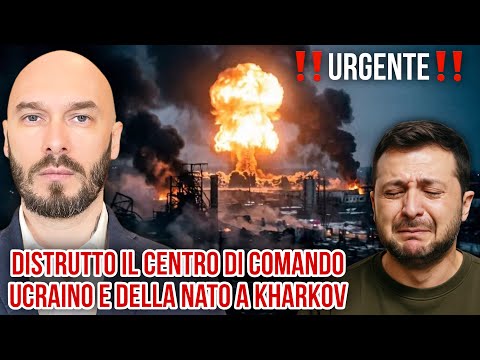 ‼️URGENTE‼️DISTRUTTO IL CENTRO DI COMANDO UCRAINO E DELLA NATO A KHARKOV. 