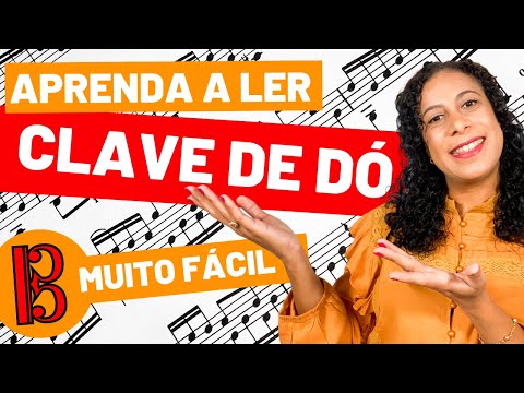 Como ler música na clave de Dó
